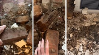 Потолок обрушился в аварийном доме: жители в опасности